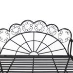 Dvivietis sodo suoliukas atsparus rūdims – Paveikslėlis 8