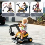 Ekskavatorius vaikui su besisukančia kabina ir judančiu kaušu – Paveikslėlis 2