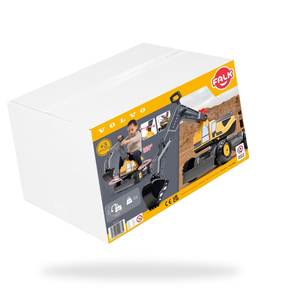 Ekskavatorius vaikui su besisukančia kabina ir judančiu kaušu – Paveikslėlis 5