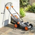 Elektrinė vejapjovė 1200 W, 34 cm pjovimo plotis, mulčiavimas ir reguliuojama rankena – Paveikslėlis 3