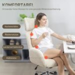 Ergonominė biuro kėdė su reguliuojama galvos atrama – Paveikslėlis 4
