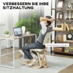 Ergonominė supama kelių kėdė su atlošu – Paveikslėlis 4