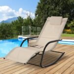 Ergonomiškas supamas krėslas su kvėpuojančiu tinklėliu
