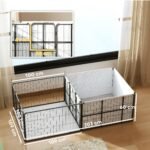 Gimdykla-aptvaras šuniukams su 7 panelėmis ir plaunamais paklotais – Paveikslėlis 3
