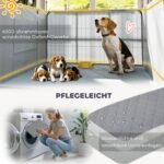 Gimdykla-aptvaras šuniukams su 7 panelėmis ir plaunamais paklotais – Paveikslėlis 7