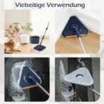 Grindų plovimo sistema su vandens atskyrimu ir 6 atsarginėmis šluostėmis (Mėlyna) – Paveikslėlis 5