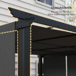 Ištraukiama pergola su reguliuojamu stogu, atspari oro sąlygoms, 3 x 3,5 m – Paveikslėlis 6