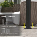 Ištraukiama pergola su reguliuojamu stogu, atspari oro sąlygoms, 3 x 3,5 m – Paveikslėlis 7