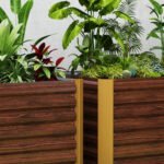 Itin gilus dviejų dalių pakeltų lysvių rinkinys iš cinkuoto plieno, 120 x 60 x 60 cm – Paveikslėlis 8