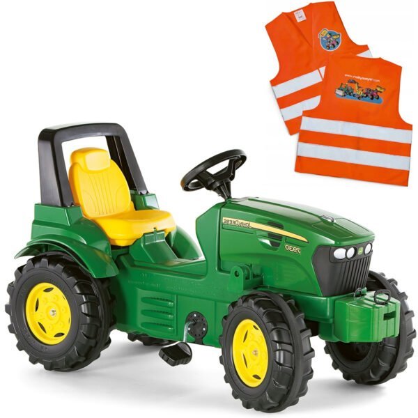 John Deere pedalinis traktorius su atšvaitine liemene