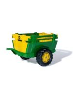 John Deere žaislinė ūkio priekaba su atidaromais bortais