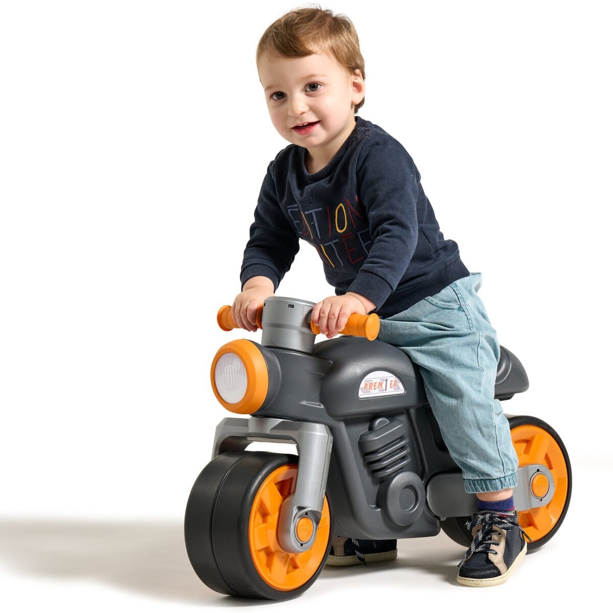 Retro balansinis motociklas su tyliais ratais, nuo 12 mėn. – Paveikslėlis 6