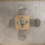 Kaučiukmedžio valgomojo stalas 4 asmenims – Paveikslėlis 7