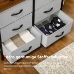 Komoda su 6 medžiaginiais stalčiais – Paveikslėlis 6