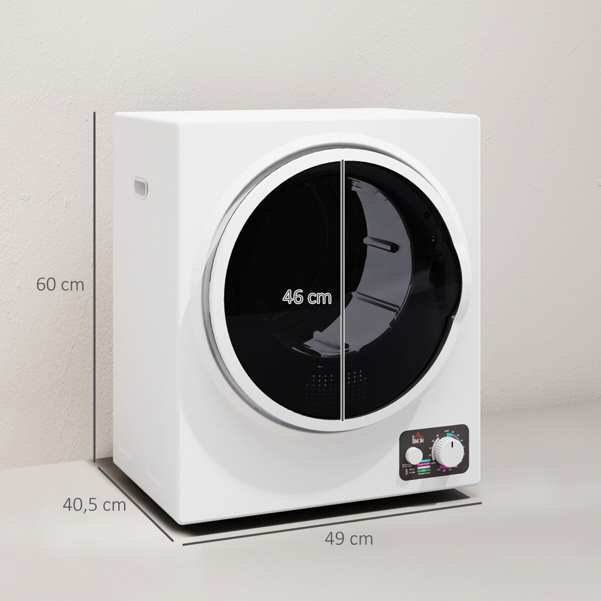 Kompaktiškas 4 kg skalbinių džiovintuvas su sterilizavimo funkcija – Paveikslėlis 3