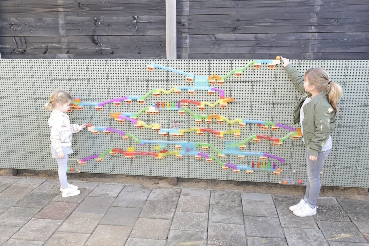 Konstravimo rinkinys su STEAM lenta kamuoliukų trasai, 120 dalių – Paveikslėlis 14