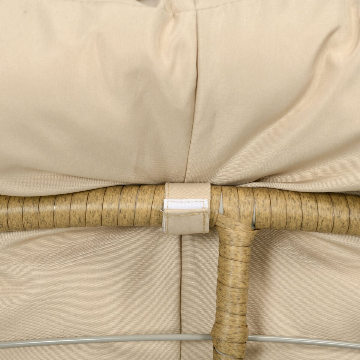 Lauko rataninis krėslas, besisukantis 360°, atsparus oro sąlygoms – Paveikslėlis 7