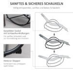 Lauko supamas gultas su galvos pagalve iki 160 kg – Paveikslėlis 4