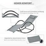 Lauko supamas gultas su galvos pagalve iki 160 kg – Paveikslėlis 5