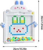 Magnetinė lavinamoji lenta zuikio tema su sagutėmis – Paveikslėlis 4