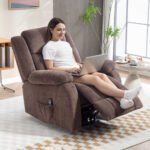 Masažinis fotelis su 8 vibracijos taškais ir juosmens šildymu – Paveikslėlis 2