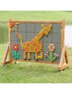 Medinė STEAM lavinamoji sienelė laukui – Paveikslėlis 2