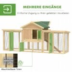 Medinė dviaukštė vištidė su aptvaru ir lizdaviete – Paveikslėlis 5