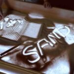 Medinė smėlio dėžė piešimui su šviesa – Paveikslėlis 3