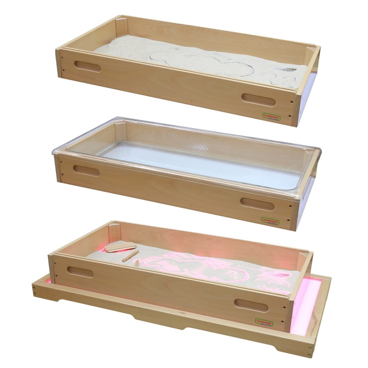 Medinė smėlio dėžė piešimui su šviesa – Paveikslėlis 8