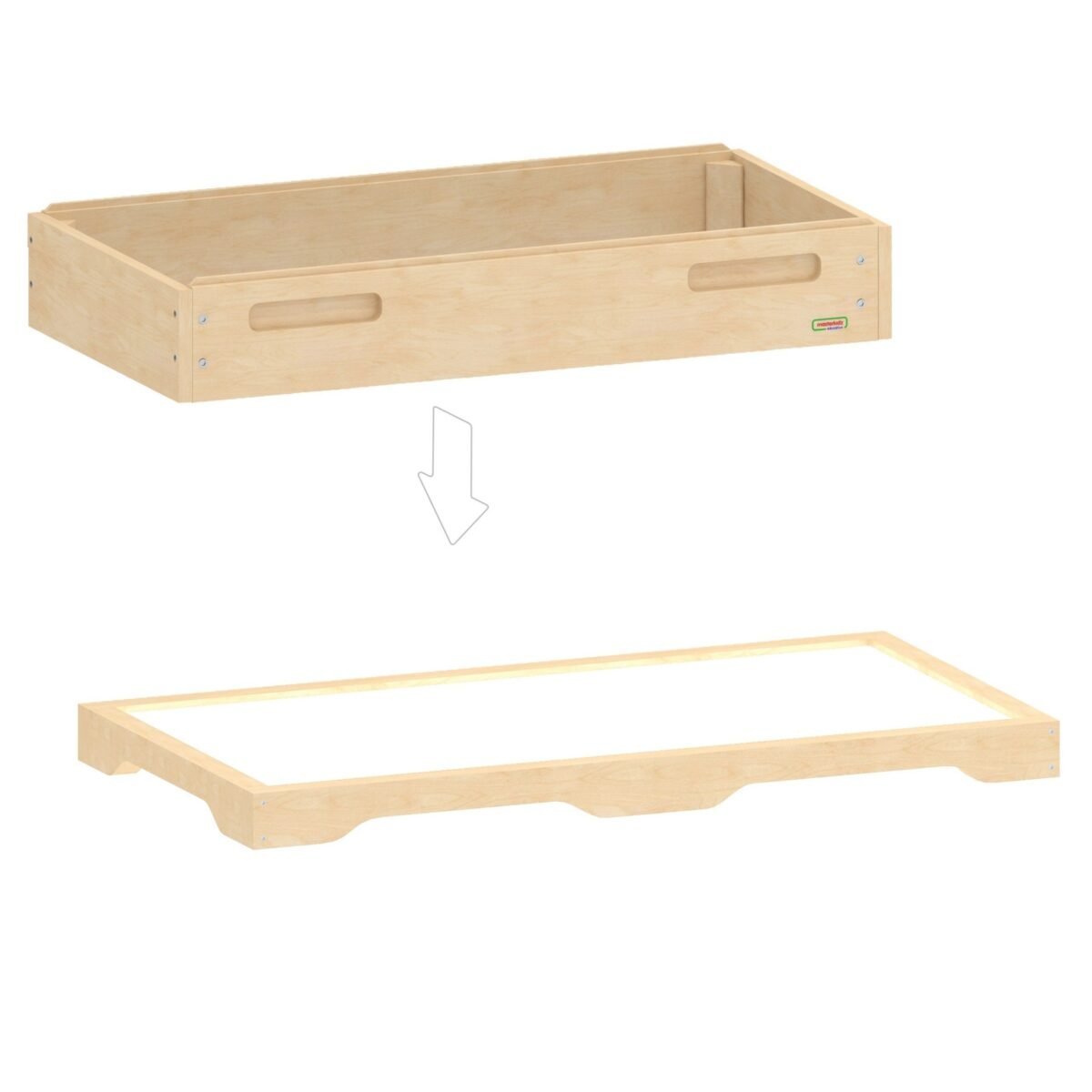 Medinė smėlio dėžė piešimui su šviesa – Paveikslėlis 10