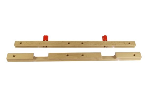 Medinės tvirtinimo juostos dviejų lentų keitimui