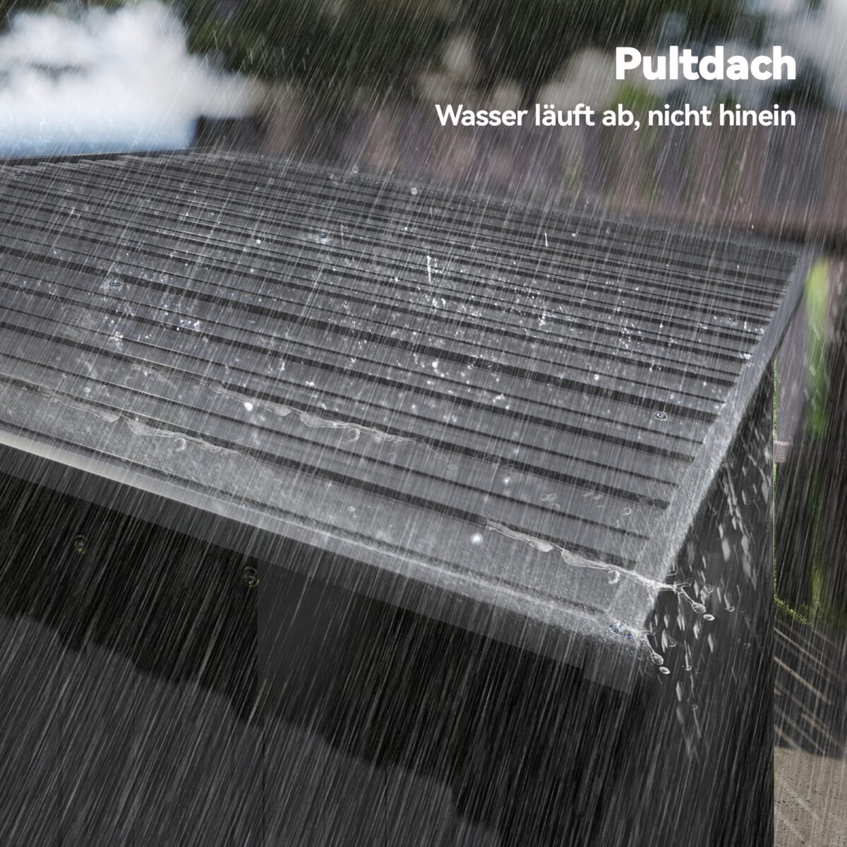 Metalinis sodo sandėliukas, lengvai surenkamas, su stumdomomis durimis, 1,37 m² – Paveikslėlis 7