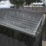 Metalinis sodo sandėliukas, lengvai surenkamas, su stumdomomis durimis, 1,37 m² – Paveikslėlis 7