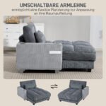 Konvertuojama sofa-lova su puodelių laikikliais – Paveikslėlis 7