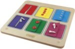 Montessori medinė lenta užsegimams – Paveikslėlis 3