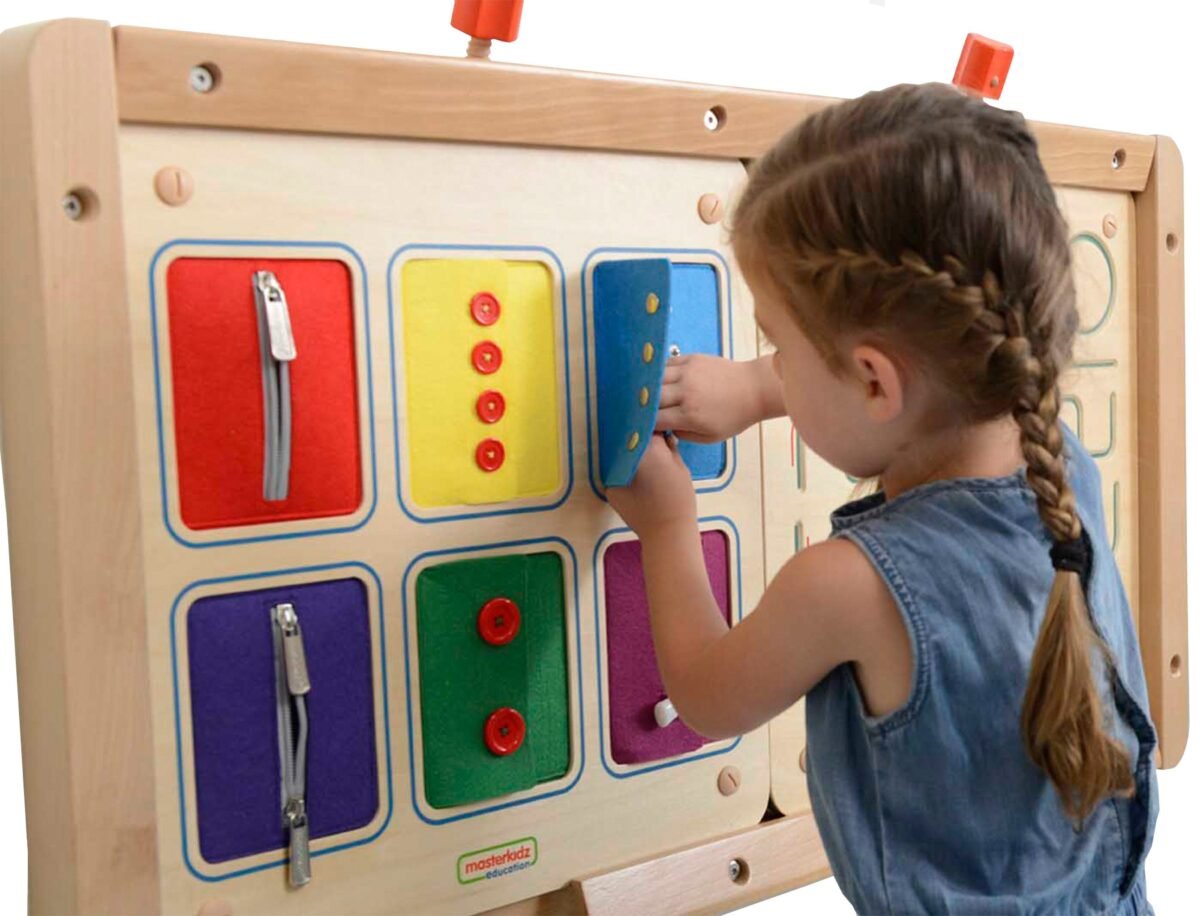 Montessori medinė lenta užsegimams – Paveikslėlis 4