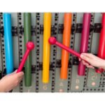 Muzikiniai vamzdeliai STEAM plokštėms su lazdelėmis – Paveikslėlis 4