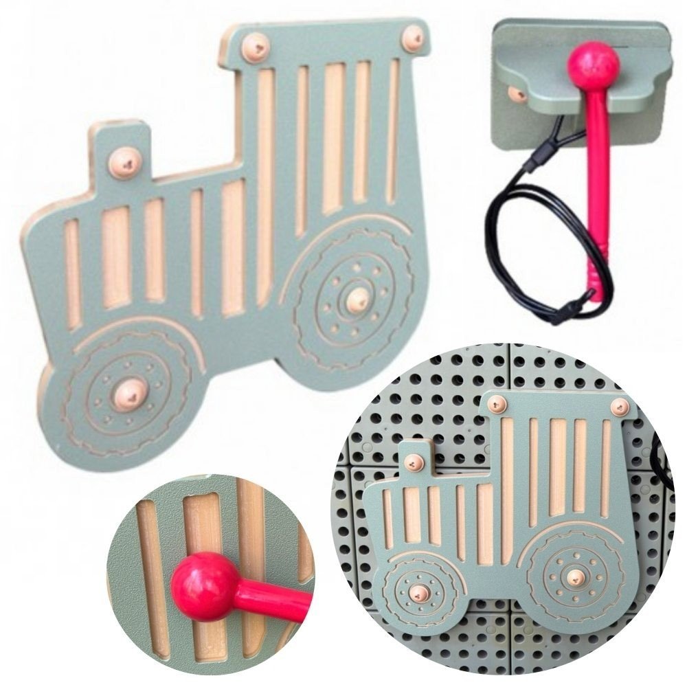 Muzikinis guiro traktorius STEM sistemai su lazdele