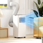 Nešiojamas 3-in-1 oro kondicionierius su LED ekranu ir laikmačiu