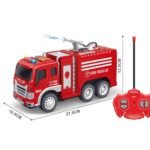 Nuotolinio valdymo gaisrinis automobilis su vandens purškimu