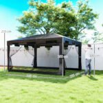 Orams atsparus paviljonas su tinklinėmis sienelėmis – Paveikslėlis 3