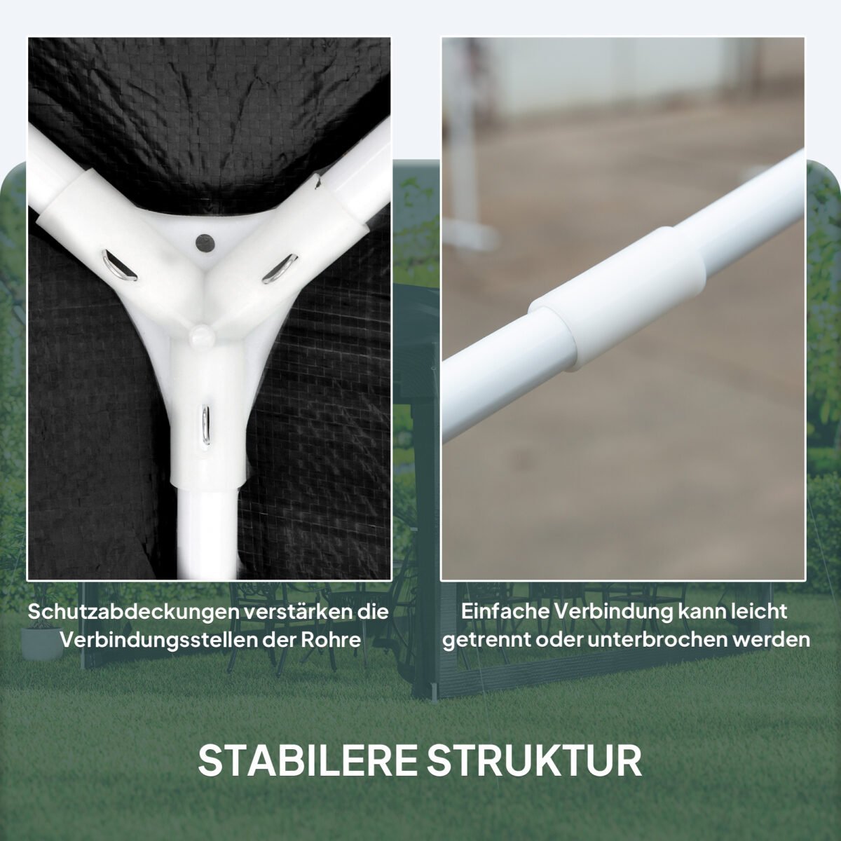 Orams atsparus paviljonas su tinklinėmis sienelėmis – Paveikslėlis 5