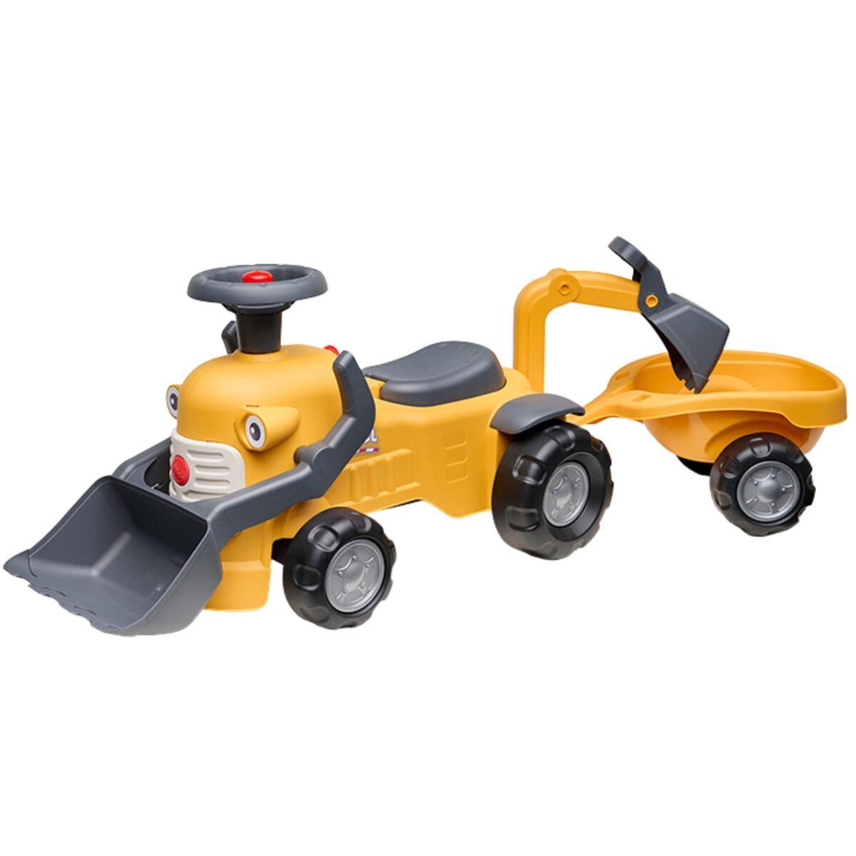 Paspiriamas ekskavatorius-stumdukas su priekaba – Paveikslėlis 3