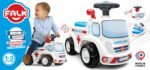 Paspiriamasis greitosios pagalbos automobilis su signalu ir daiktadėže