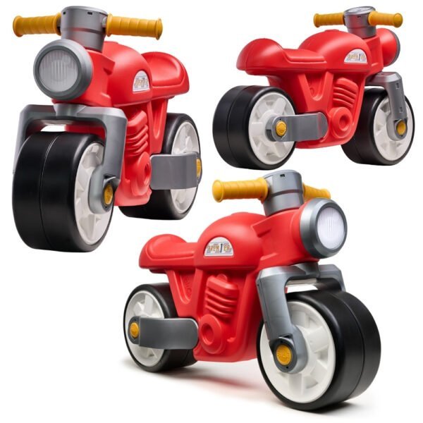 Paspiriamasis retro motociklas tyliais ratais