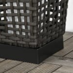 Pastatomas rotango saulės šviestuvas su automatiniu įsijungimu – Paveikslėlis 8