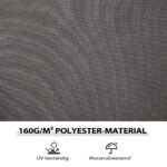 Paviliono šoninių sienelių komplektas su langais ir užtrauktukais 3x3 m – Paveikslėlis 5