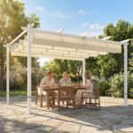 Pergola 3 x 4 m su stumdomu stogu ir UV30+ apsauga – Paveikslėlis 2