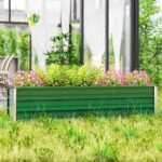 Plieninė pakelta lysvė su 3 sodinimo skyriais ir atviru dugnu – Paveikslėlis 9