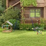 Plieninis vaikiškų sūpynių stovas su dviem sėdynėmis 3–8 metų vaikams – Paveikslėlis 9